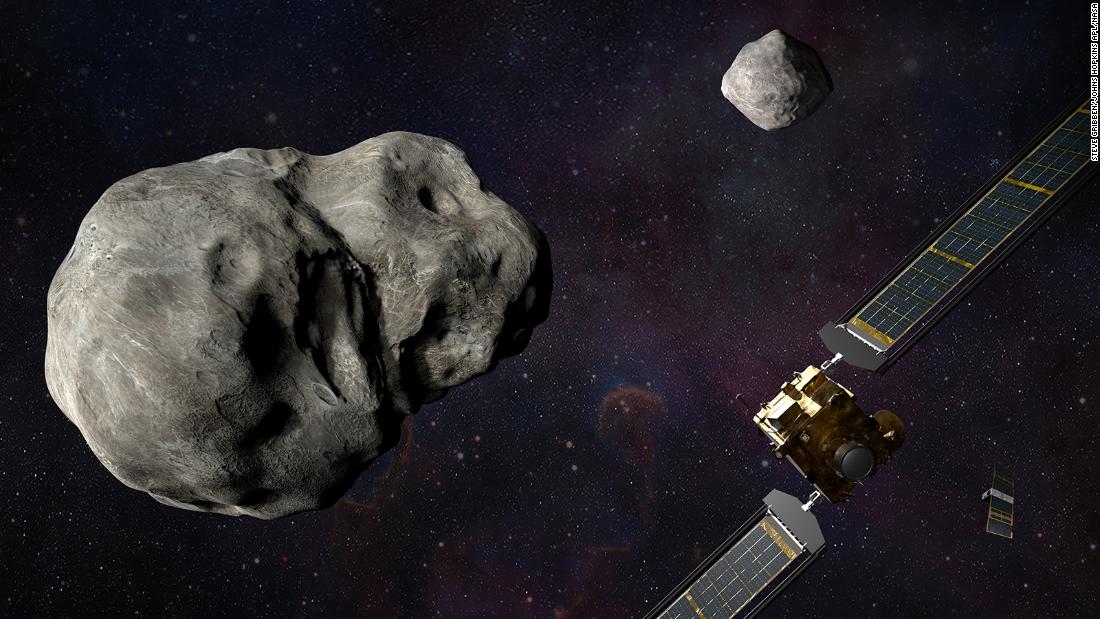NASA’s DART mission will deliberately crash into an asteroid’s moon in the name of planetary defense – CNN