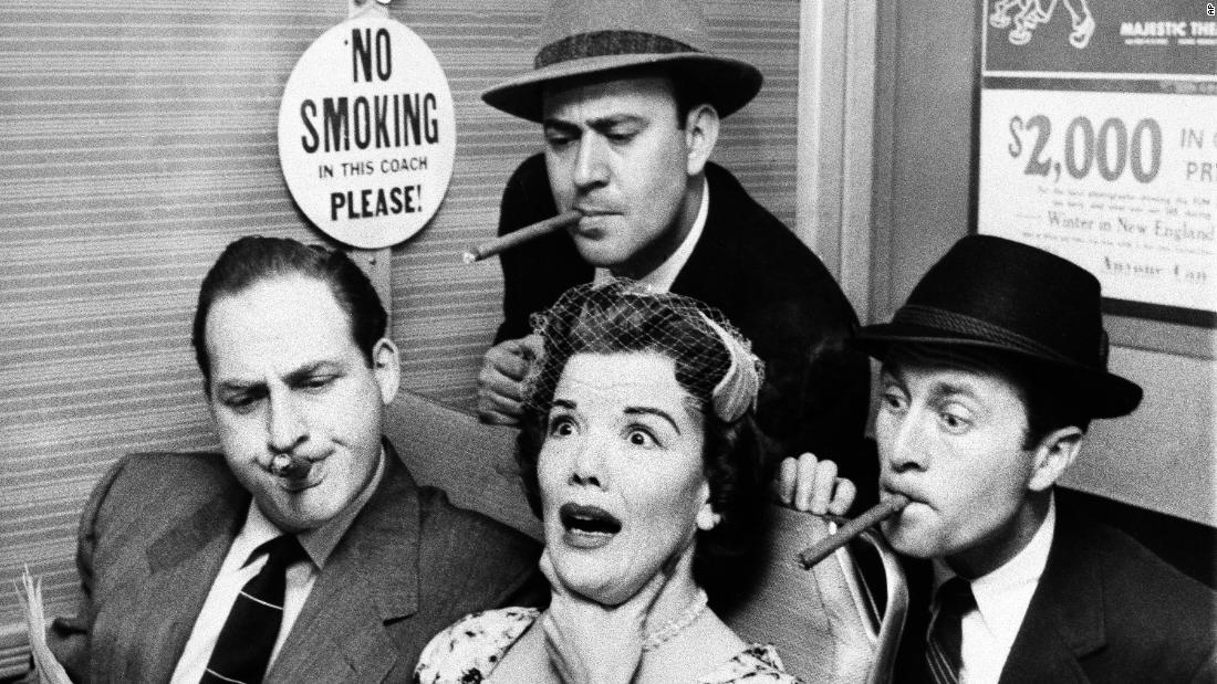 Reiner and Caesar also starred in &quot;Caesar&#39;s Hour,&quot; from 1954-1957. In this scene from April 1955, Reiner, top center, Caesar, left, and Howard Morris, right, smoke while trying to read Nanette Fabray&#39;s newspaper. Reiner won two Emmy Awards for his performance on the show.