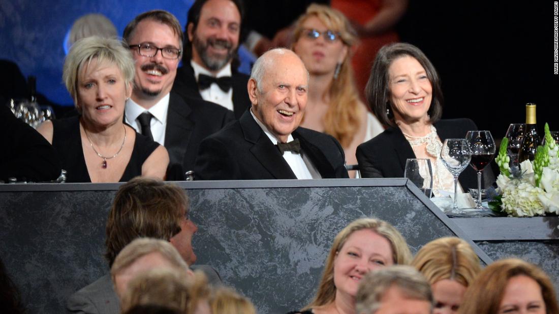 Reiner, center, and his daughter Annie, right, attend a 2013 AFI Life Achievement Award ceremony for Mel Brooks in Hollywood. Reiner&#39;s other children are Lucas and Rob&#39; the latter  became an actor and director.