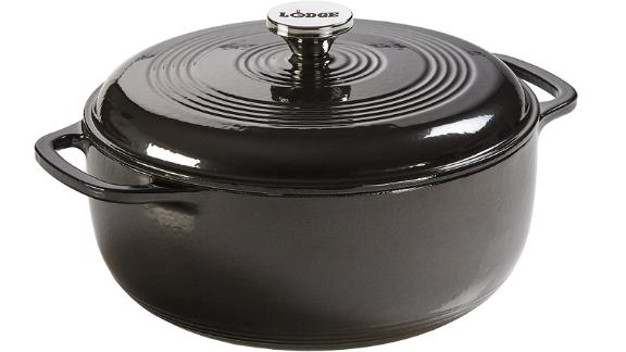 Lodge Enameled Cast Iron Dutch Oven, 6-Quart