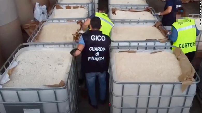 Italian police seize over $1 billion of 'ISIS-made' amphetamines