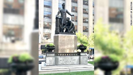 Boston to remove statue depicting freed slave kneeling before President Lincoln