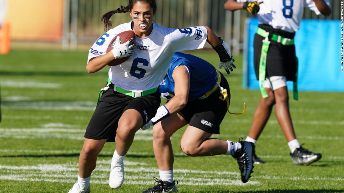 "The Future is Female" Women's flag football is newest college sport CNN