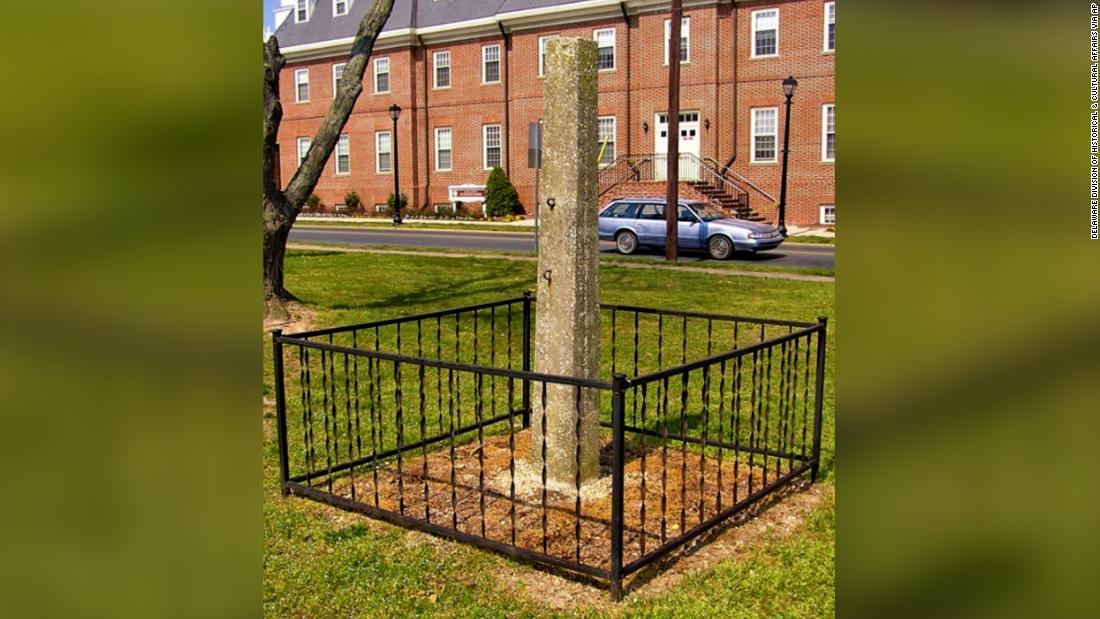 Delaware removes whipping post outside courthouse - CNN