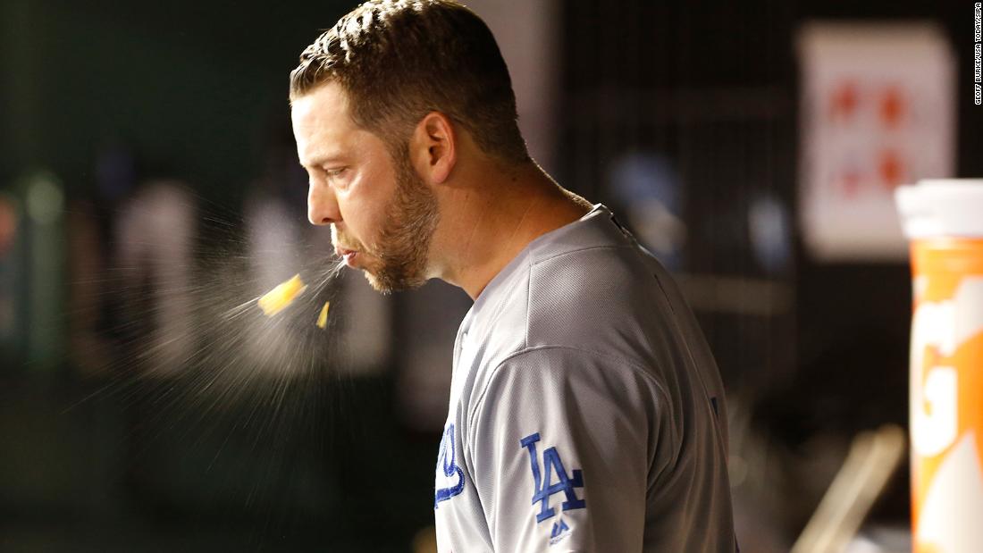 There's no crying, er, spitting in baseball anymore. 