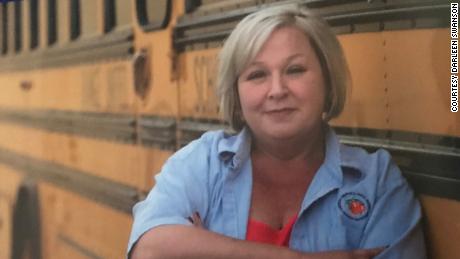 Bus driver Darleen Swanson fears that she may infect her family with covid-19 given how many people she&#39;s exposed to during her job. 