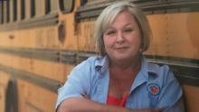 Bus driver Darleen Swanson fears that she may infect her family with covid-19 given how many people she&#39;s exposed to during her job. 