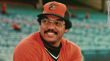 Reggie Jackson of the Baltimore Orioles poses for a photo during the 1976 season.  