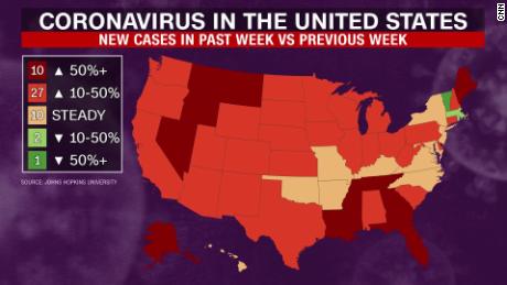 Thursday: US sets single-day record of coronavirus cases