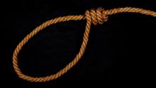 A rope tied in a noose knot is displayed. Home Depot recently modified how it packages and sells rope in response to past noose-related incidents.