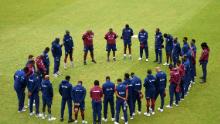 Echipa West Indies a observat astăzi un minut de reculegere în memoria Weekes.