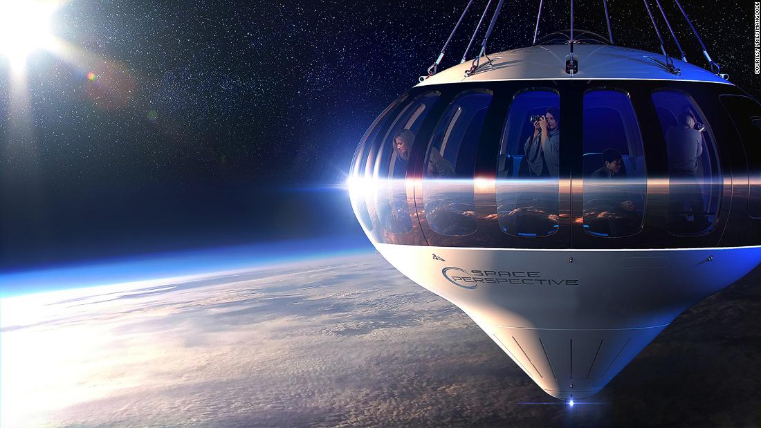 On sale: $125,000 balloon trips to the edge of space
