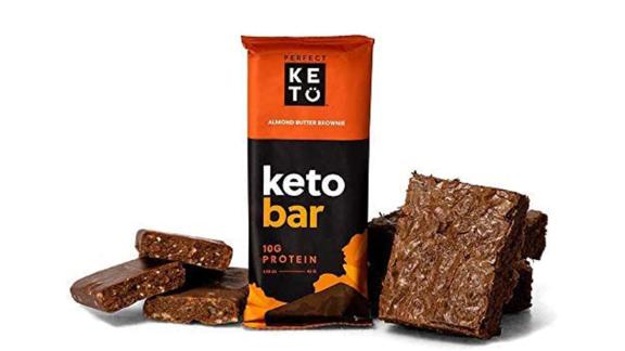 Perfect Keto Bars Almond Butter Brownie Snack