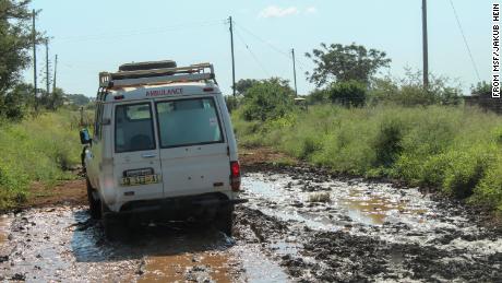 A Medecins sans Frontieres mobile clinic in eSwatini