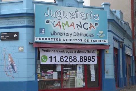 juguetería en el centro