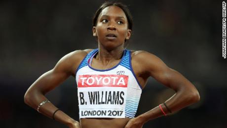 Team GB sprinter accuses police of &#39;racial profiling&#39; after she and partner are stopped and searched in London