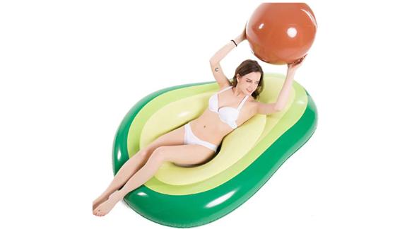 Jasonwell Inflatable Avocado Pool Float Floatie with Ball