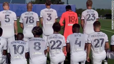 Philadelphia soccer team wears jerseys bearing the names of Black victims of police brutality