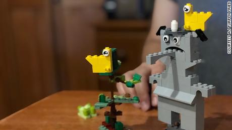 The sky&#39;s the limit when it comes to playing with Lego bricks: You can challenge your child to construct a favorite story book character, build a vehicle and race it, or create a vacation dream spot.