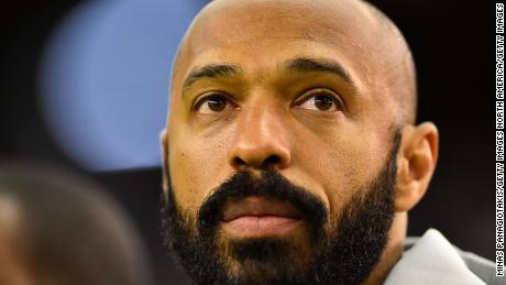 Thierry Henry kneels during match to honor George Floyd