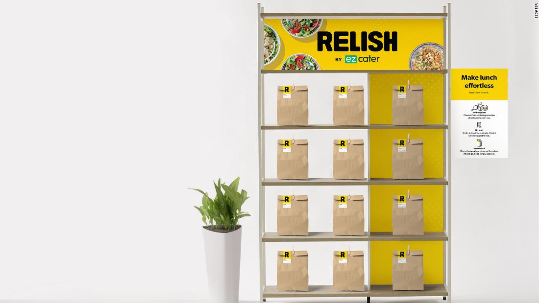 Workplace lunches could also look very different. Instead of cafeterias or buffets, we may see socially distanced lunches like those provided by Relish, an app launched by online &lt;a href=&quot;https://edition.cnn.com/2020/07/13/success/food-office-coronavirus/index.html&quot; target=&quot;_blank&quot;&gt;catering service ezCater&lt;/a&gt;. It lets employees order from a selection of local restaurants, then delivers individually boxed meals all at once at a designated place and time, to minimize traffic in and out of the office.