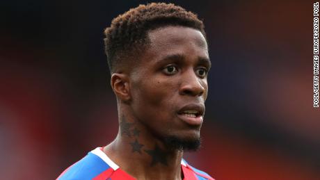 Wilfried Zaha revealed he had been racially abused on social media ahead of Crystal Palace&#39;s game against Aston Villa.
