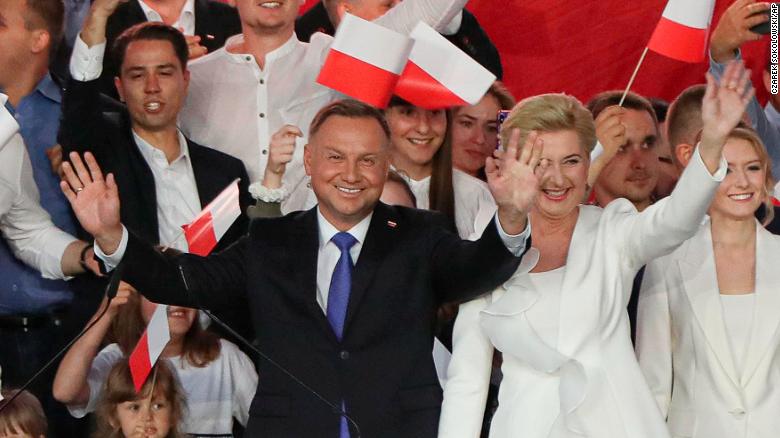 Trump ally Andrezj Duda wins Poland's presidential election