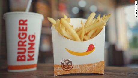 Burger King is offering free french fries to customers who spend more than $1 on an order on National French Fry Day on July 13, 2020.