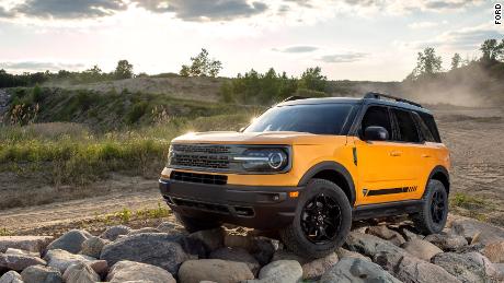 The Bronco Sport has a permanently attached roof and is available only in a four-door version.  