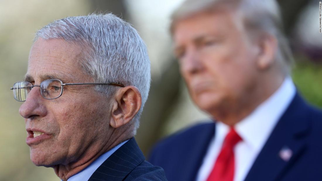 Fauci contradicts Trump: US is nowhere near 'rounding the corner' on Covid-19