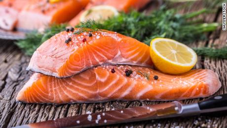 Good-for-you proteins include omega-3 rich fish like salmon. 