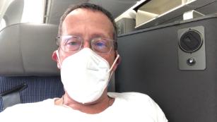 O que aconteceu no primeiro voo de Richard Quest em quatro meses