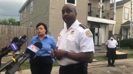 New Orleans Police Chief Shaun Ferguson briefed reporters on the killing of a 9-year-old boy, which he called an "unthinkable act."