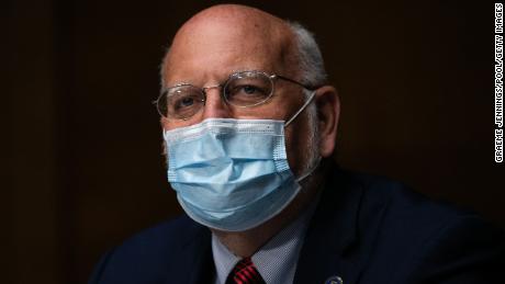 WASHINGTON, DC - JULY 2: CDC Director Dr. Robert R. Redfield testifies at a Senate Labor, Health and Human Services, Education and Related Agencies Subcommittee hearing in Washington, DC, on July 2. Graeme Jennings/Pool/Getty Images