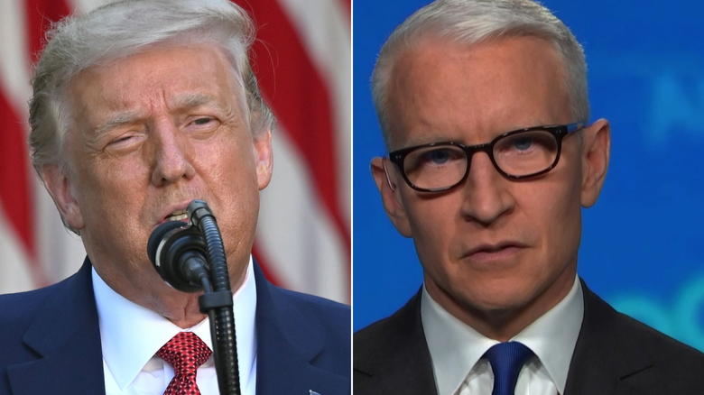 &#39;Just ludicrous.&#39; Cooper slams Trump&#39;s Covid-19 comments