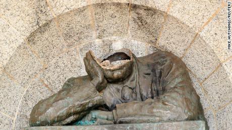 Statue of British colonialist Cecil Rhodes decapitated in South Africa