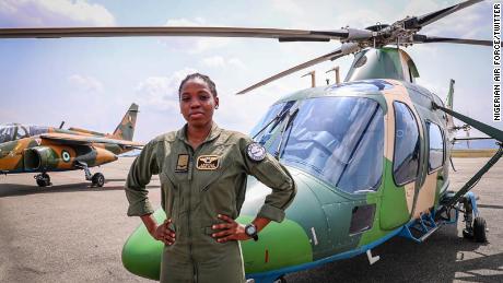 Tolulope Arotile: Nigeria's first female combat helicopter pilot ...