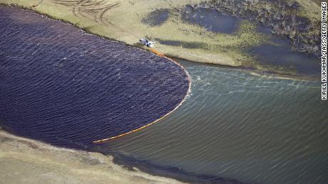 An oil tank built on the frozen soil collapsed in May, leading to a major spill in the region.