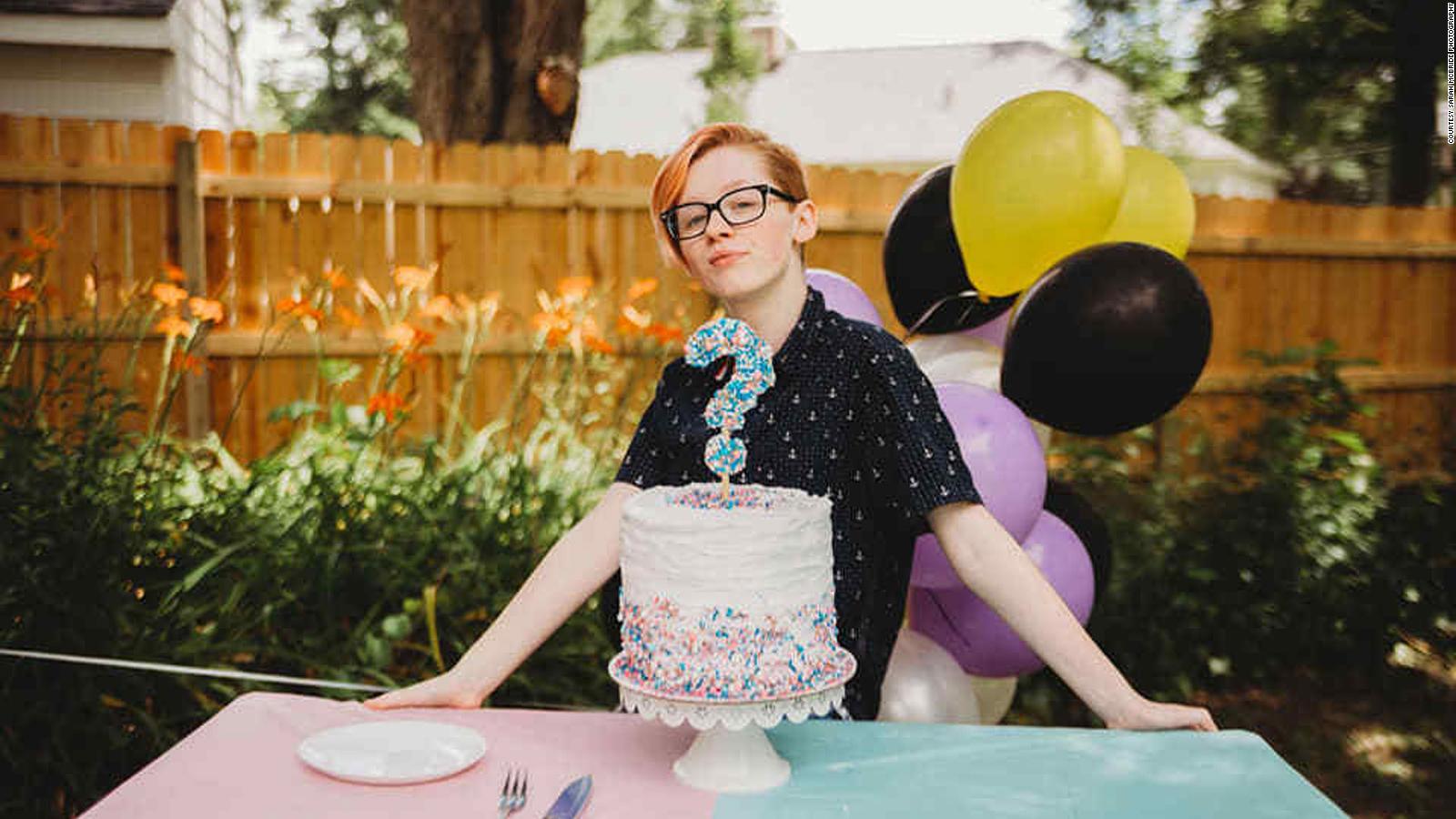 Mom Throws A Belated Gender Reveal Party For Her Transgender Son 17