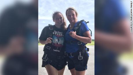 Jeanna and her grandmother, Renee Sands, went skydiving together.