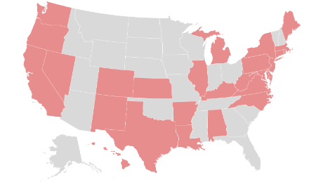 These are the states requiring people to wear masks when out in public