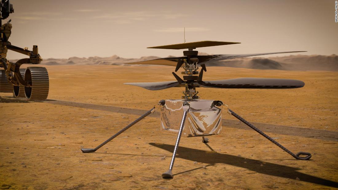 Ingenuity Mars helicopter prepares for the first flight on another planet