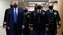 Trump tweets image of himself wearing a mask and calls it &#39;patriotic&#39;