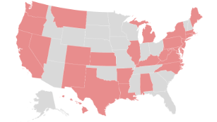 These are the states requiring people to wear masks when out in public