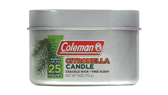 Coleman Scented Citronella Candle with Wooden Crackle Wick