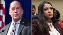 Ted Yoho and Alexandria Ocasio Cortez