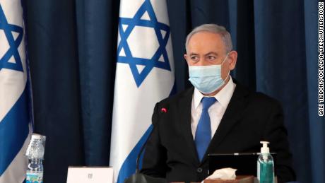 The protesters are angry for different reasons, but all of it is directed at Israeli Prime Minister Benjamin Netanyahu, seen here opening a cabinet meeting on July 5.