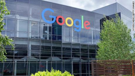 Google headquarters in Mountain View, California. The company&#39;s Android OS accounts for 91% of mobile operating systems in use in India. 