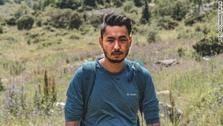 Pete Rojwongsuriya, a Thai travel blogger based in Thailand, at Ala Archa National Park in Kyrgyzstan.