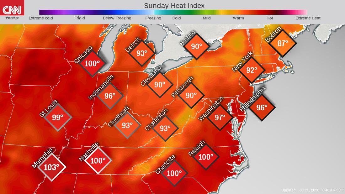 Extreme Heat And Covid 19 Experts Fear The Twin Threats Create A   200723082026 Weather Heat Index Sunday 20200722 Super 169 